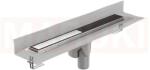 ACO Rigola de dus din inox ACO ShowerDrain M+ cu flansa perete, gratar Twist, lungime 800mm, h=140mm