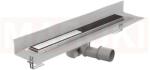 ACO Rigola de dus din inox ACO ShowerDrain M+ cu flansa perete, gratar Twist, lungime 800mm, h=112mm