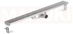 ACO Rigola de dus din inox ACO ShowerDrain C fara flansa, gratar Square, lungime 685mm, h=69mm