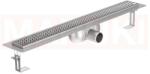 ACO Rigola de dus din inox ACO ShowerDrain C cu flansa orizontala, gratar Square, lungime 585mm, h=92mm