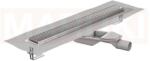 ACO Rigola de dus din inox ACO ShowerDrain M+ cu flansa orizontala, gratar Quadrato, lungime 900mm, h=69mm