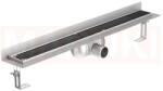 ACO Rigola de dus din inox ACO ShowerDrain C cu flansa perete, gratar Tile, lungime 885mm, h=92mm