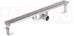 ACO Rigola de dus din inox ACO ShowerDrain C fara flansa, gratar Square, lungime 1185mm, h=92mm