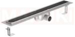ACO Rigola de dus din inox ACO ShowerDrain C cu flansa orizontala, gratar Tile, lungime 585mm, h=92mm