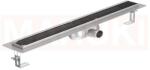 ACO Rigola de dus din inox ACO ShowerDrain C cu flansa orizontala, gratar Tile, lungime 885mm, h=69mm