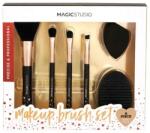 Magic Studio Set pensule de machiaj și bureți, 6 buc. - Magic Studio Make-Up Brush Set 7 buc