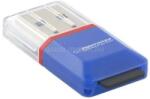 Esperanza USB 2.0 microSD kártyaolvasó (kék) (ESPERANZA_EA134B) (ESPERANZA_EA134B)