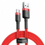 Baseus Cablu Date/Incarcare Baseus USB-A USB-C 18W 0.5m Rosu