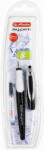 Herlitz Stilou Herlitz My. pen, penita L pentru stangaci, blister, Negru/Alb (10999803)