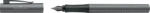 Faber-Castell Stilou Grip 2011 Faber-Castell FC140947, penita F, Gri antracit (FC140947)