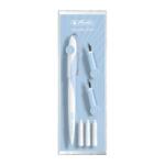 Herlitz Stilou My. Pen Style Caligrafie + 3 Penite, Albastru Deschis (11360294)