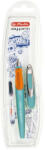 Herlitz Stilou Herlitz My. pen, penita M, blister, Turcoaz/portocaliu (50041244)