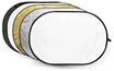 GODOX 5-in-1 Gold, Silver, Black, White, Transparent Reflector Disc - 150X200cm (RFT-05) (6952344201251)
