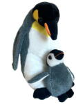 BEPPE Jucarie de Plush Beppe Penguin with a baby 33 cm (13876)