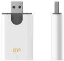 Silicon Power Combo SD/MMC/microSD USB Type-A 3.2 Gen 1 fehér (SPU3AT5REDEL300W)