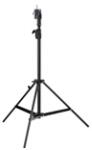 HENSEL Steel Stand black, 118-220 cm, with casters, shipping weight 30 kg (195)
