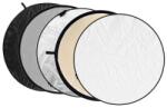 GODOX 5-in-1 Soft Reflector Soft Gold, Silver, Black, White, Transparent - 60cm (RFT-07) (6952344205501)