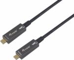 Equip 119462 USB Type-C apa - USB Type-C apa 3.2 Gen 2 Adat és töltő kábel - Fekete (10m) (119462)