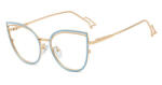 Techsuit - Anti-Blue Light szemüvegek Reflex Metal (F95597-C3) - Pillangó - Kék (KF237198)