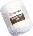YARNART Macrame Rope 5 mm 85 m 751 White юта (Macrame Rope 5 mm 751)
