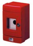 GEWISS Tűzvédelmi kézi jelzésadó falonkívüli tűzriasztó (piros) műanyag piros üveglapos IP55 42RV GEWISS - GW42204 (GW42204)