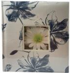 P&O Tradicionális fotósarkos fényképalbum - 29x32 cm - kék virágos (BBT293230-F01-KEK-VIRAGOS)