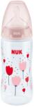 Nuk First Choice Plus Hőfokjelzős cumisüveg 300 ml 0-6 hó rózsaszín