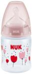 Nuk First Choice Plus Hőfokjelzős cumisüveg 150 ml 0-6 hó rózsaszín