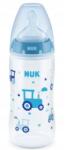 Nuk First Choice Plus Hőfokjelzős cumisüveg 300 ml 0-6 hó kék