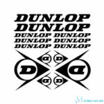 Dunlop szett - Szélvédő matrica