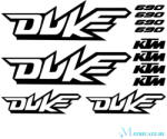 KTM Duke 690 "1" matrica szett