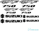  Suzuki GSXF 750 matrica szett "1