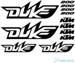 KTM Duke 200 matrica szett