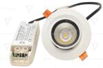 TRACON Corp de iluminat LED încastrat, reglabil 200-240VAC, 10 W, 800 lm, 4000 K, IP40, EEI=G (DLCOBA10W)