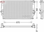 DENSO Radiator, racire motor DENSO DRM50092