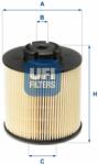 UFI filtru combustibil UFI 26.017. 00