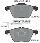 TEXTAR set placute frana, frana disc TEXTAR 2326903 - centralcar