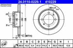 ATE Disc frana ATE 24.0110-0229.1 - centralcar