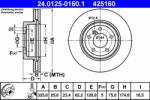 ATE Disc frana ATE 24.0125-0160.1 - centralcar