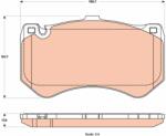 TRW set placute frana, frana disc TRW GDB1907 - centralcar