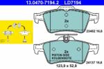 ATE set placute frana, frana disc ATE 13.0470-7194.2 - centralcar