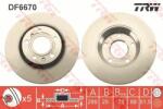 TRW Disc frana TRW DF6670 - centralcar