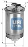 UFI filtru combustibil UFI 24.435. 00