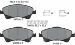 TEXTAR set placute frana, frana disc TEXTAR 2466801 - centralcar