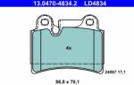 ATE set placute frana, frana disc ATE 13.0470-4834.2 - centralcar