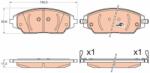 TRW set placute frana, frana disc TRW GDB3579 - centralcar