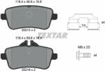 TEXTAR set placute frana, frana disc TEXTAR 2521505 - centralcar