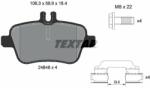 TEXTAR set placute frana, frana disc TEXTAR 2484805 - centralcar