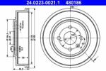 ATE Tambur frana ATE 24.0223-0021.1 - centralcar