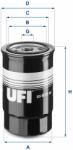 UFI Filtru ulei UFI 23.615. 00